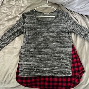 Womens 3/4 sleeve tunic sweater